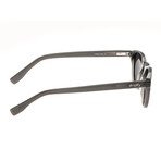 Walker Sunglasses // Gray Frame + Black Lens