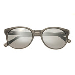 Clark Sunglasses // Gray Frame + Silver Lens