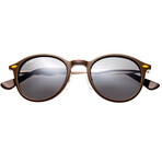 Reynolds Sunglasses // Brown Frame + Black Lens