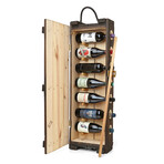 Antique Wine Rack // Dark Wood