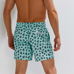 August Swim Trunks // Teal Turtle (XL)