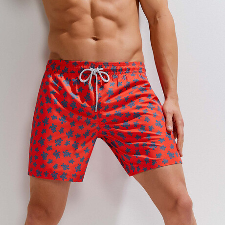 Atlas Swim Trunks // Red Turtle (S)