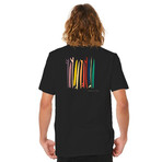 Sun Surf Sand Graphic Tee // Black (S)