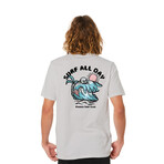 Surf All Day Graphic Tee // Gray (M)