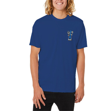 ESQ Pure Graphic Tee // Navy Blue (S)