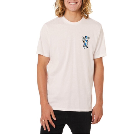 ESQ Pure Graphic Tee // Powder (S)