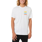 Sun Surf Sand Graphic Tee // White (XL)