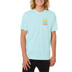 Sun Surf Sand Graphic Tee // Mint (XL)