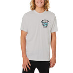 Surf All Day Graphic Tee // Gray (M)