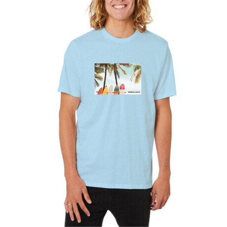 Printed T-ShirtIce Blue (S)