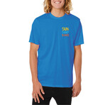 Sun Surf Sand Graphic Tee // Indigo (XL)