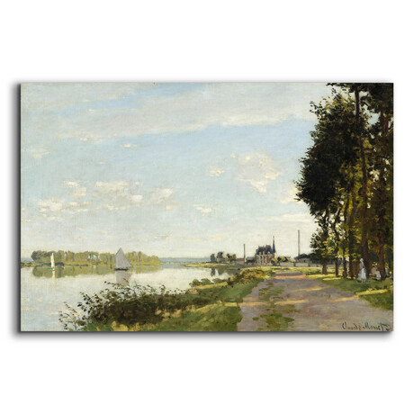 Argenteuil by Claude Monet (12"H x 16"W x 0.13"D)