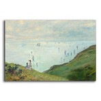 Cliffs At Pourville by Claude Monet (12"H x 16"W x 0.13"D)