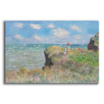 Cliff Walk At Pourville by Claude Monet (12"H x 16"W x 0.13"D)