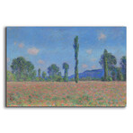 Poppy Field (Giverny) by Claude Monet (12"H x 16"W x 0.13"D)