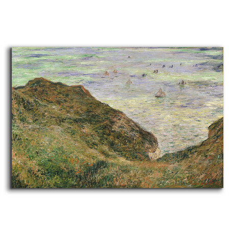 View Over The Sea by Claude Monet (12"H x 16"W x 0.13"D)