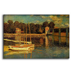 The Argenteuil Bridge by Claude Monet (12"H x 16"W x 0.13"D)