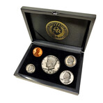 Custom 5-Coin Proof Set // Choose Your Year // 1982-1989 // Wood Presentation Box (1982)