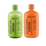 Bulleit RTD Set // Manhattan + Old Fashioned Cocktails // Set of 2 // 750 ml Each