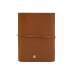 Medium Traveler Leather Journal // Saddle