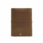 Medium Traveler Leather Journal // Dark Brown