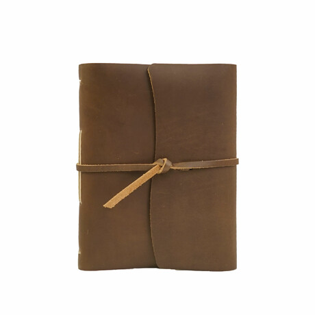 Medium Traveler Leather Journal // Dark Brown