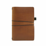 Medium Pro Expedition Leather Notebook // Saddle