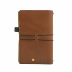 Medium Pro Expedition Leather Notebook // Saddle