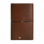 Globetrotter Leather Travel Journal // Saddle