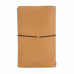 Globetrotter Leather Travel Journal // Buckskin