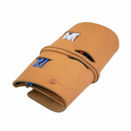 Sidekick Leather Travel Cord Organizer // Buckskin