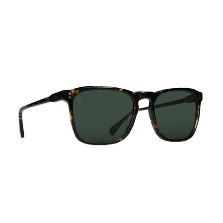 Unisex Wiley Polarized Sunglasses // Brindle Tortoise + Green