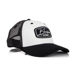 Razor Baseball Cap // White + Black