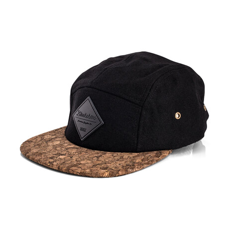 Legacy 5-Panel Cap // Black