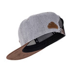 Port Macquarie Snapback Cap // Gray + Brown