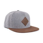 Port Macquarie Snapback Cap // Gray + Brown