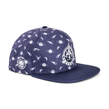 Space Odyssey Snapback Cap // Blue