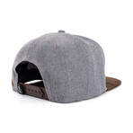 Port Macquarie Snapback Cap // Gray + Brown