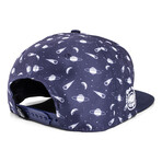 Space Odyssey Snapback Cap // Blue