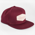 Oasis Snapback Cap // Maroon