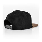 Legacy Snapback Cap // Black