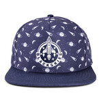 Space Odyssey Snapback Cap // Blue