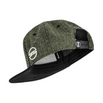 Rhea Snapback Cap // Green + Black