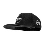 Amun Snapback Cap // Black