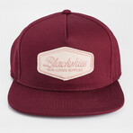 Oasis Snapback Cap // Maroon