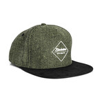 Rhea Snapback Cap // Green + Black