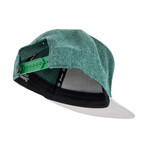 Halo Snapback Cap // Green