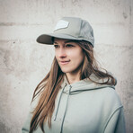 Oasis Snapback Cap // Sage Green + Gray