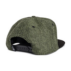 Rhea Snapback Cap // Green + Black