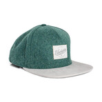 Halo Snapback Cap // Green